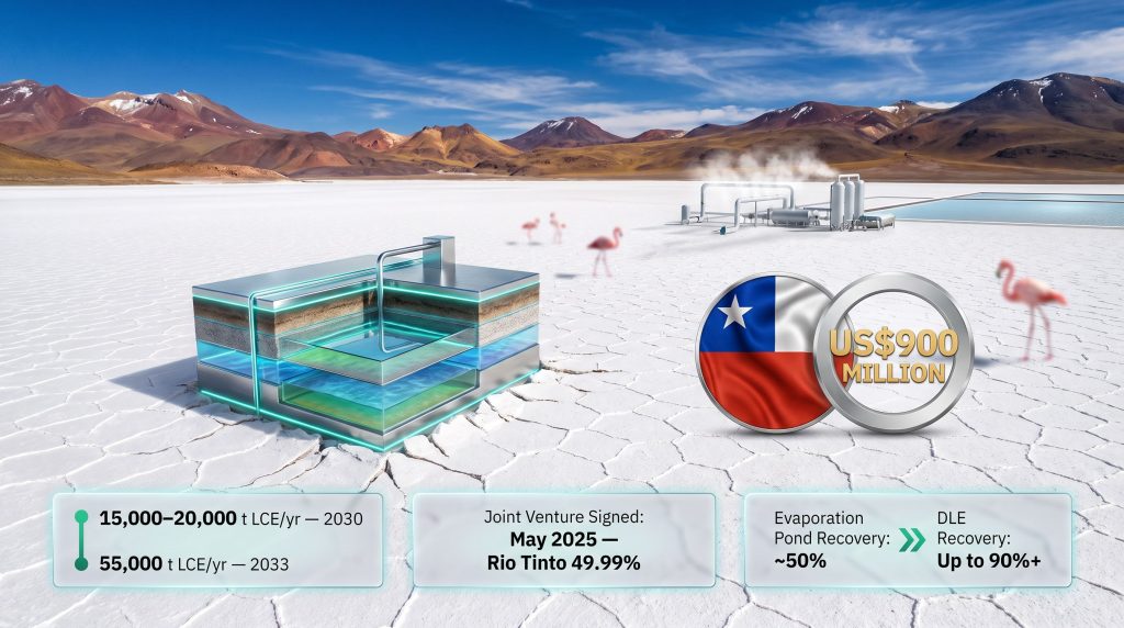 Codelco delays lithium from Salar de Maricunga with Rio Tinto in Chile infographic