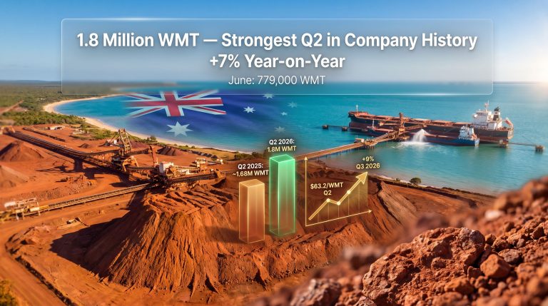Metro Mining Record Q2 Bauxite Shipments 2026