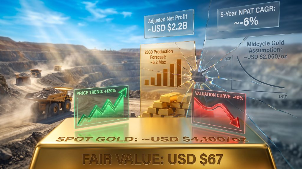 Newmont Overvalued Despite Stronger Gold Prices