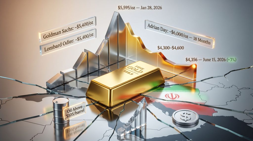 gold price and Iran war market surge
