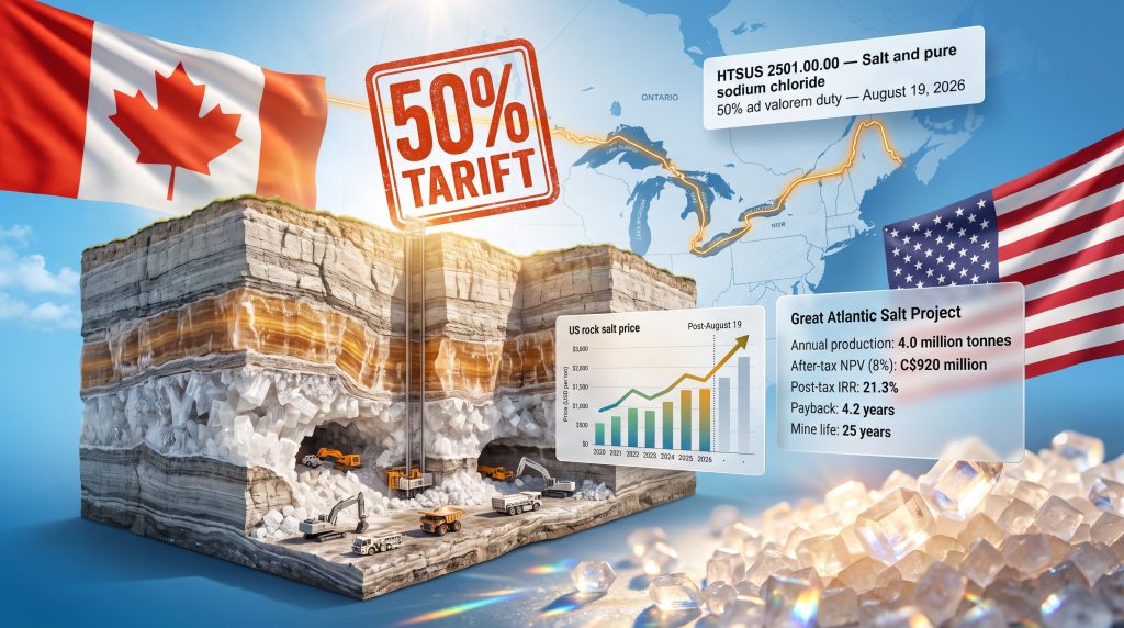 Section 338 Salt Tariff on Canadian Deicing Salt 2026