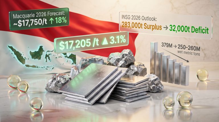 nickel price hits three-week high on Indonesia supply risks infographic