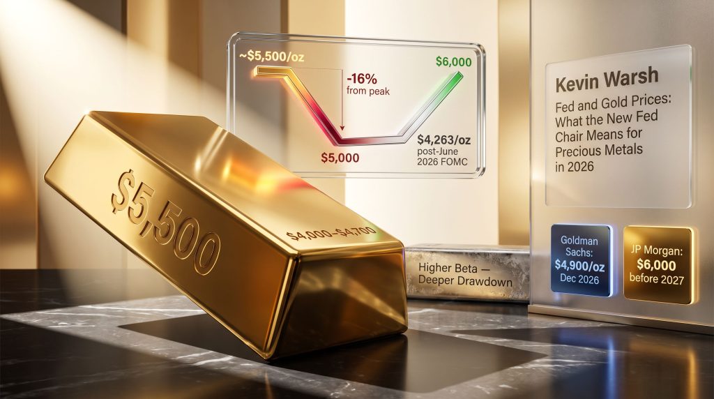 Kevin Worsh Fed and gold prices outlook