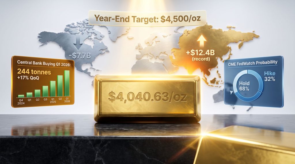 Institutional Gold Buying & Fed Expectations 2026