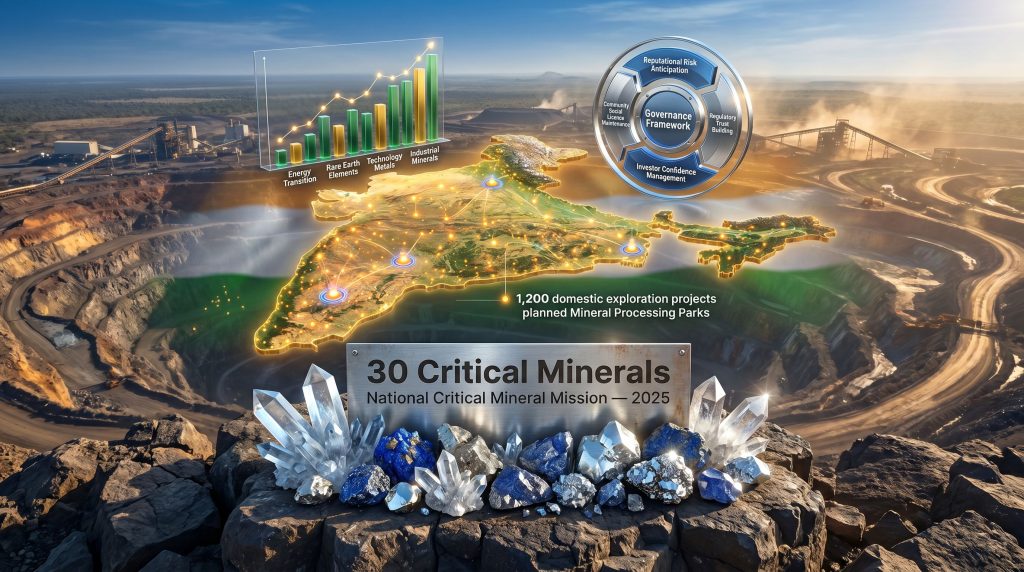 India critical minerals board-level communication strategy map