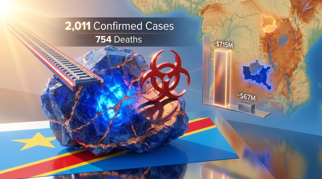 Congo Ebola outbreak disrupts US-backed minerals talks infographic