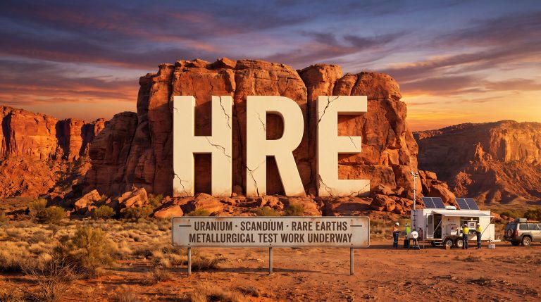 Heavy Rare EARTHS Ltd-HRE-HRE desert rare earths test site