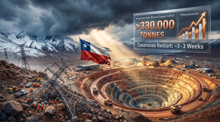 Chile Mining Reactivation After Storms & Copper Deficit