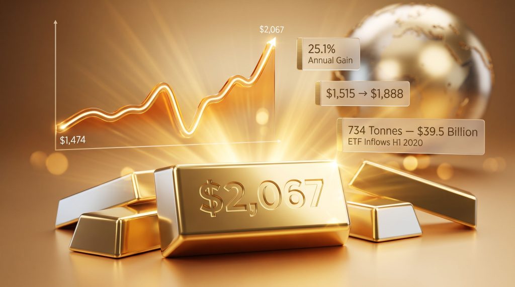 gold bull market in 2020 surge chart