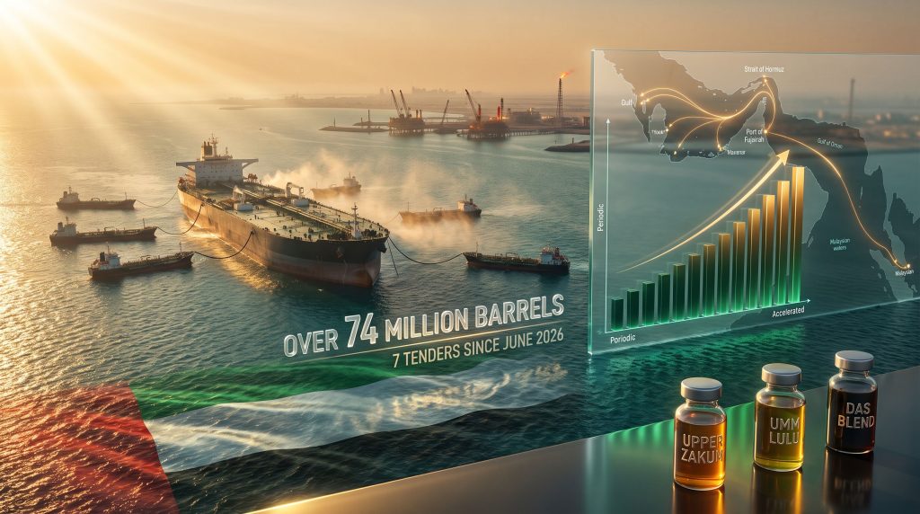 ADNOC Crude Oil Tenders Since June: 74M Barrels Sold