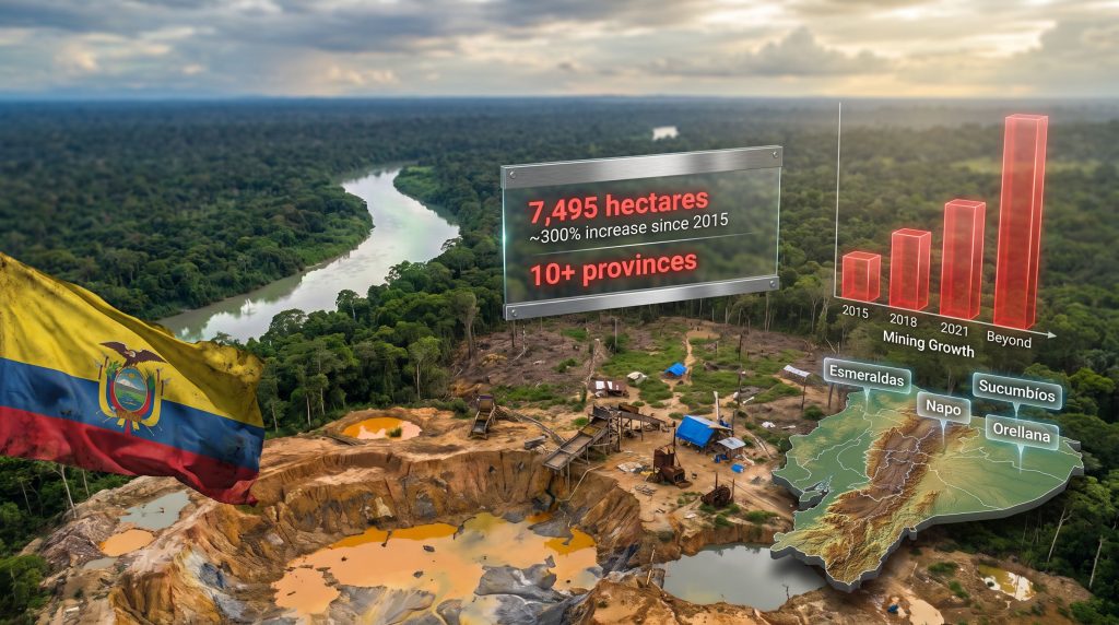 Illegal Mining in Ecuador: Crisis & Criminal Gold