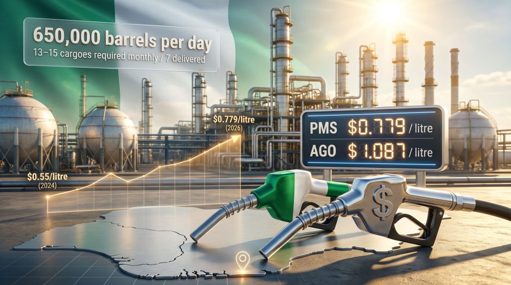 Dangote fuel sales in dollars in Nigeria infographic