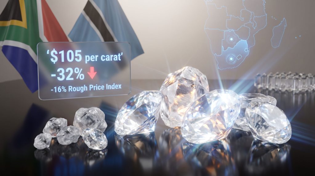 Anglo American Diamond Prices Sink 32% in 2026