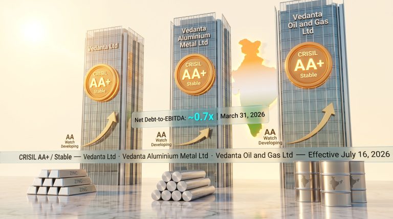 CRISIL upgrades Vedanta ratings after demerger graphic