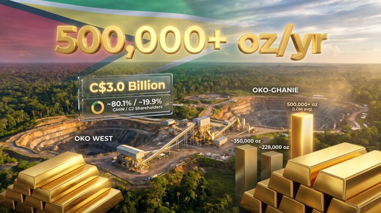 G Mining Ventures Acquires G2 Goldfields: Oko Gold