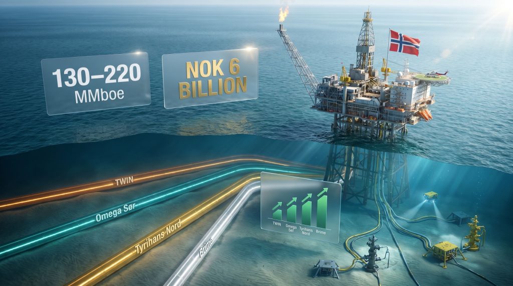 Equinor contracts for four Norwegian Continental Shelf subsea development projects infographic