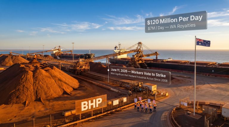 BHP workers strike at Port Hedland terminal