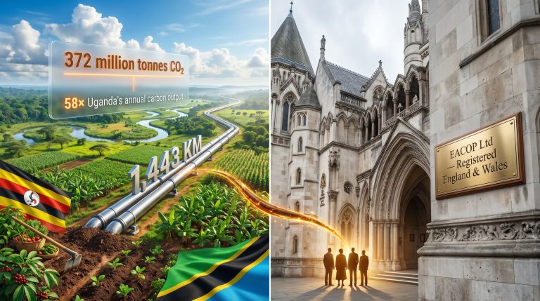 Ugandan farmers sue East African Crude Oil Pipeline in UK court
