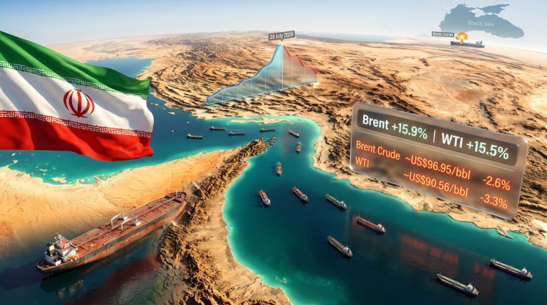 oil prices pull back as Iran signals US talks map graphic