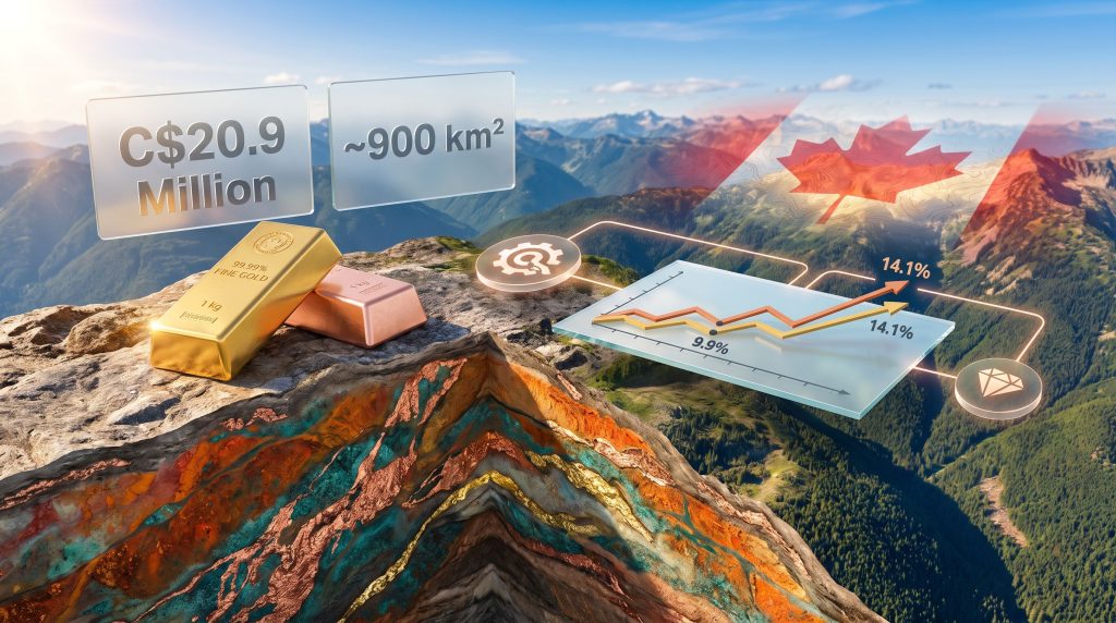 Barrick stake in Kingfisher Metals growth graphic