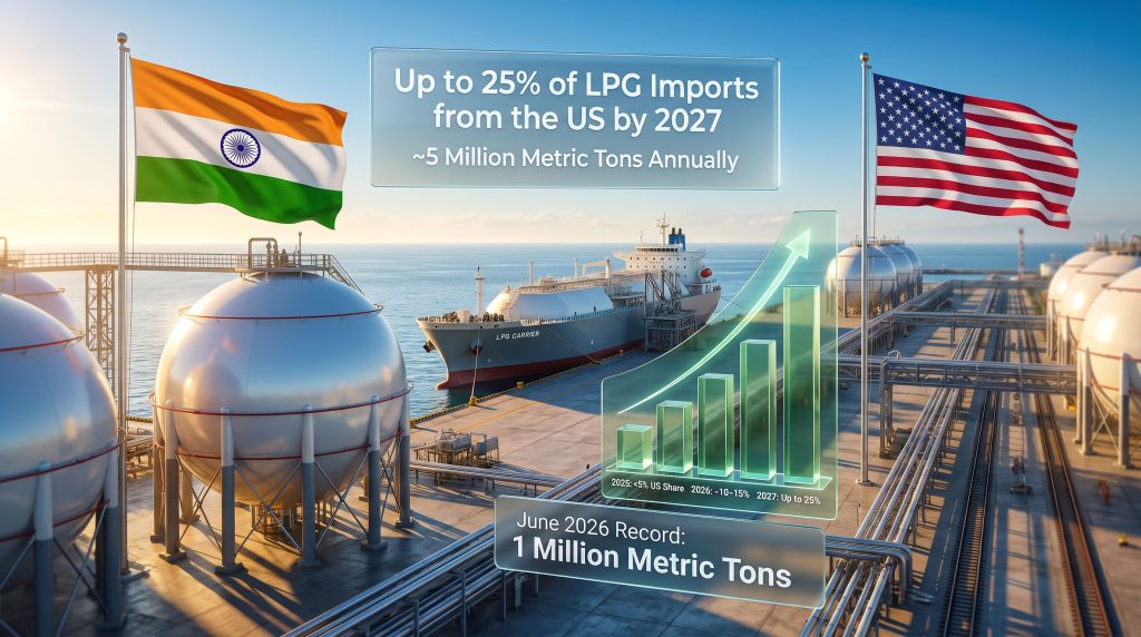 India LPG Imports From US Hit Record Highs in 2026