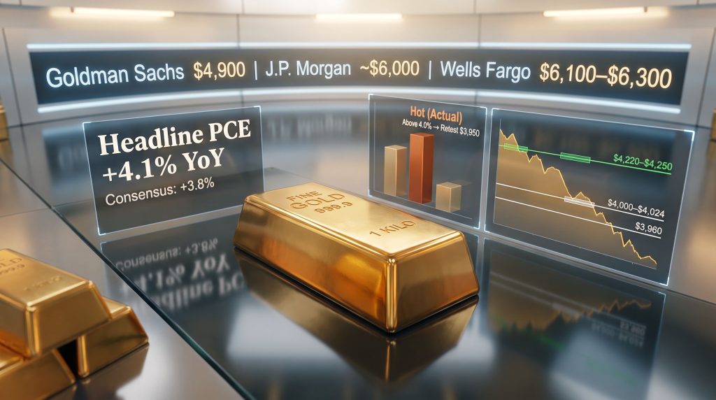 June PCE Inflation & Gold Price Prediction 2026