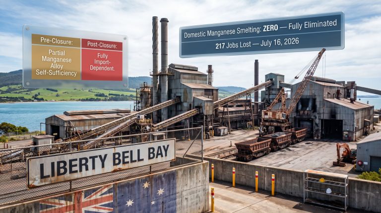 Liberty Bell Bay smelter closure impact graphic