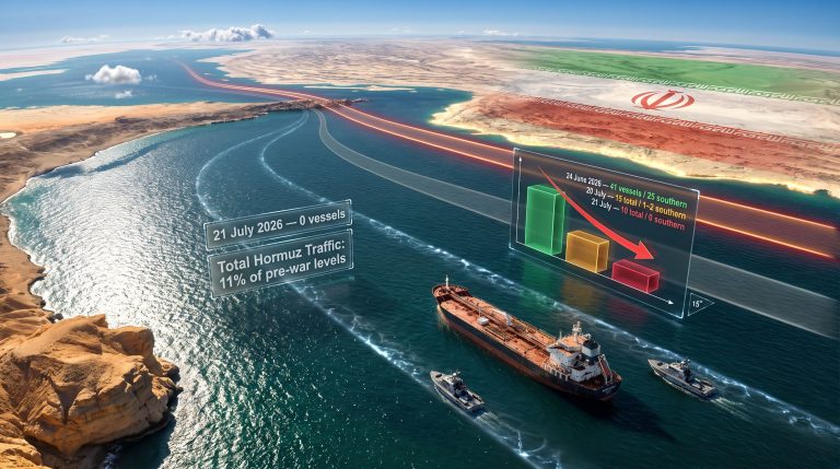 US-Assisted Hormuz Transits Drop to Zero in 2026