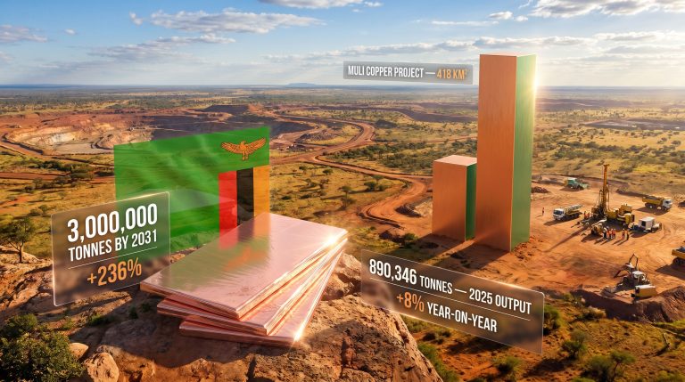 Makor Zambia copper plan at African Mining Week infographic
