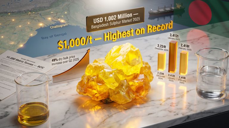 Bangladesh seeks 15,000t of sulphur through tender infographic