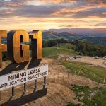 FLYNN Gold Ltd-FG1-FG1 mining lease sign at sunset
