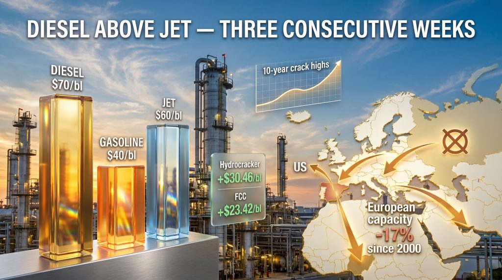 European refinery economics shift back to road fuels infographic