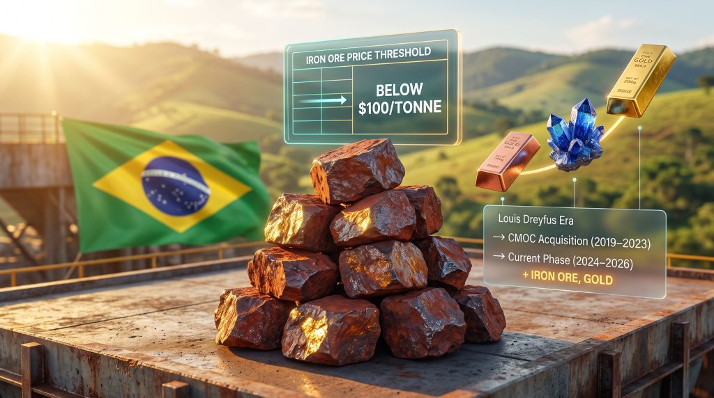 CMOC Iron Ore Push in Brazil: Supply Chain Shift