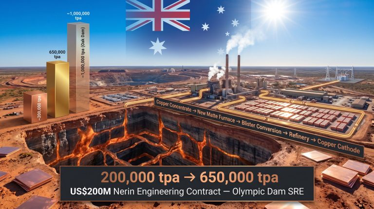 BHP Olympic Dam smelter expansion infographic overview