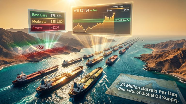 oil prices rally on renewed Hormuz supply risks chart