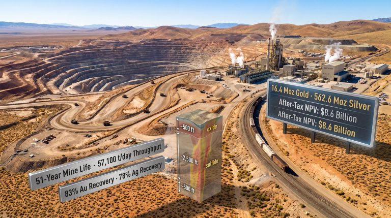 Hycroft Mine technical report overview graphic