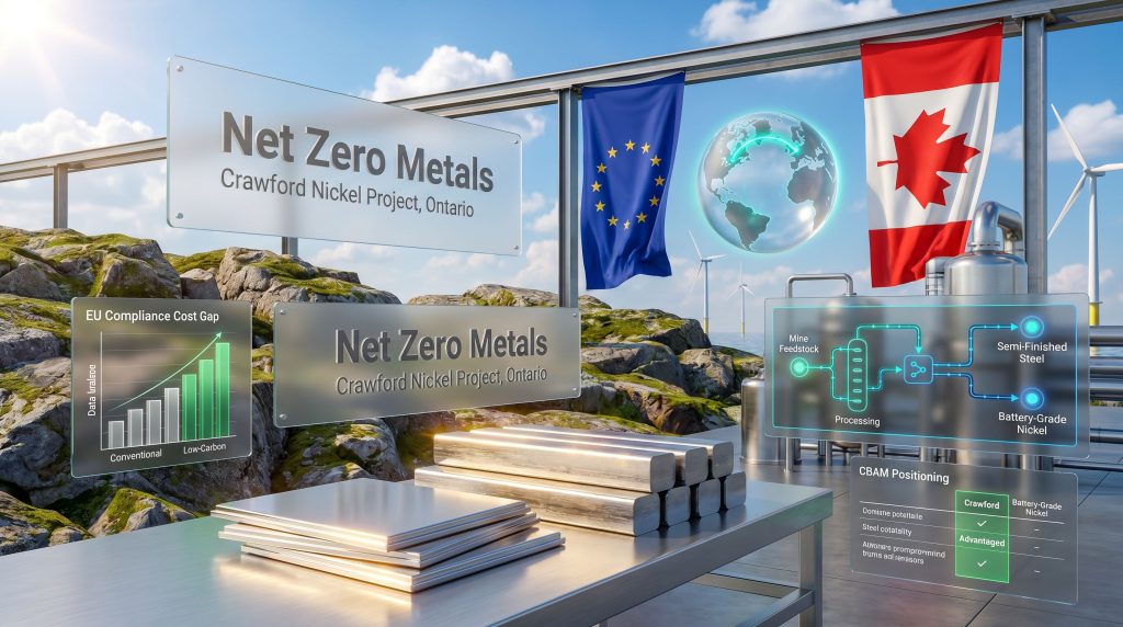 Canada Nickel RWE partnership for low-carbon steel project