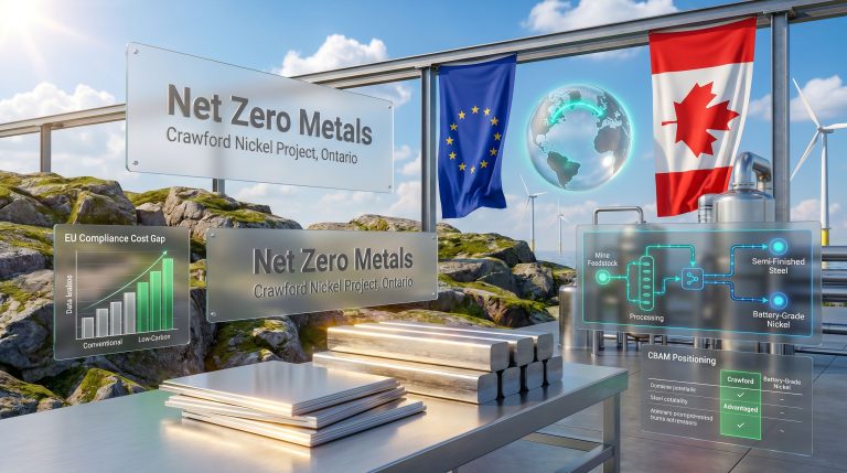 Canada Nickel RWE partnership for low-carbon steel project