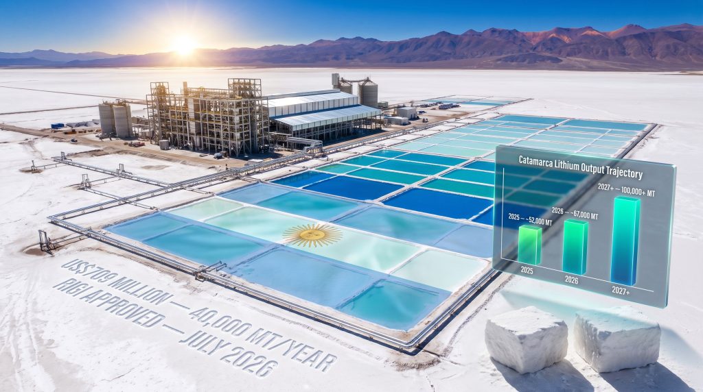 Argentina lithium expansion project in Catamarca site