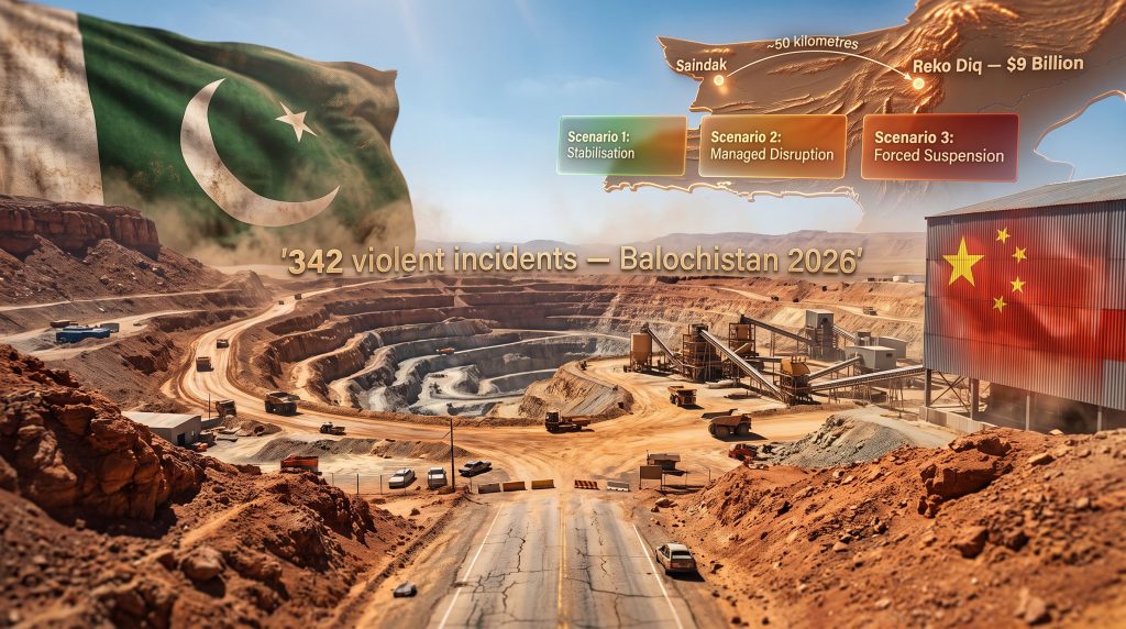 Pakistan Saindak mine insurgency at Balochistan mine