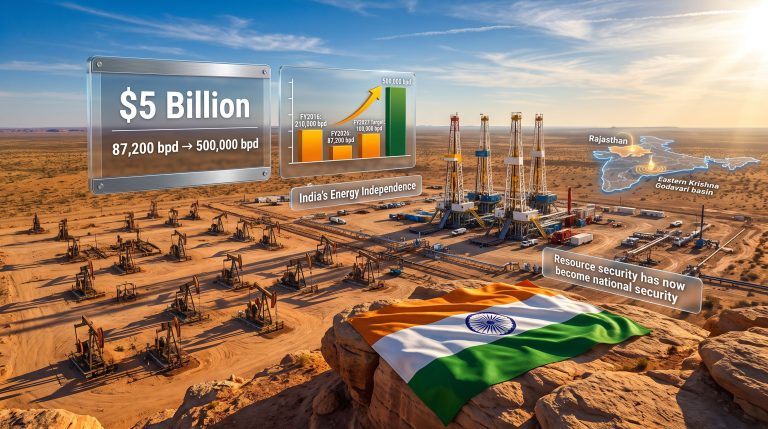 Vedanta Oil $5 billion investment to boost output fivefold infographic