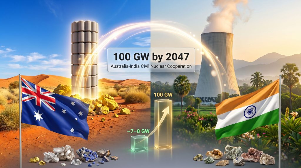 Australia India nuclear cooperation growth to 2047