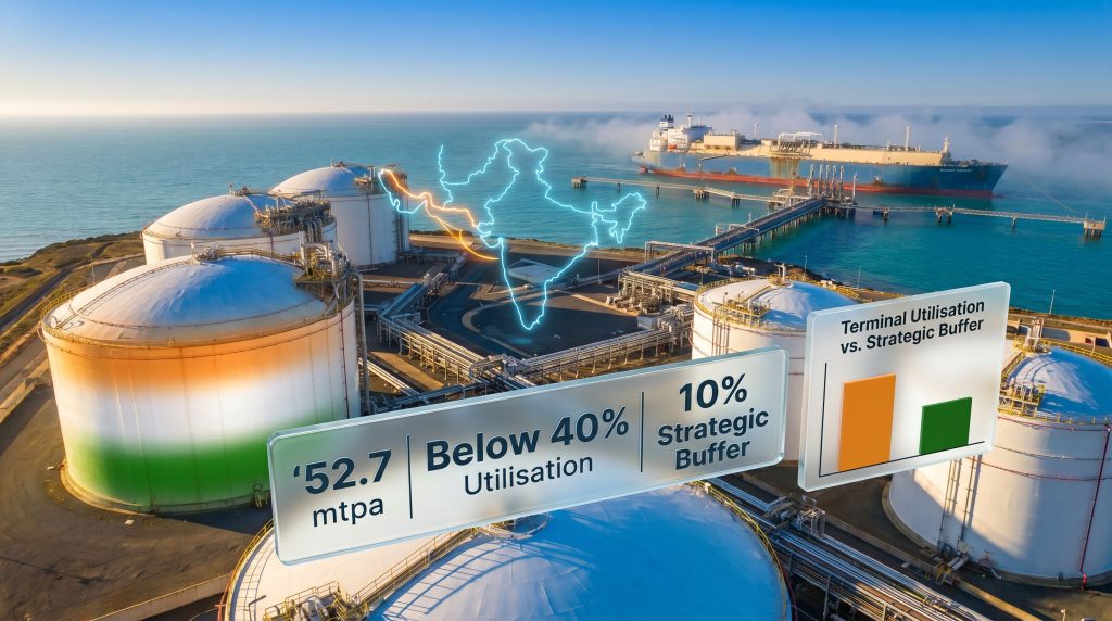 India LNG buffer mandate at terminal storage