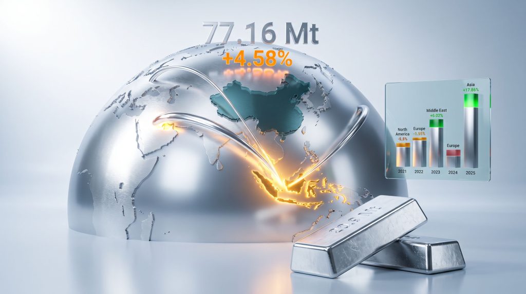 Aluminium Capacity Growth End-2026: 77.16 Mt Outlook