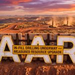 Astral Resources NL-AAR-AAR mining site drilling at sunset
