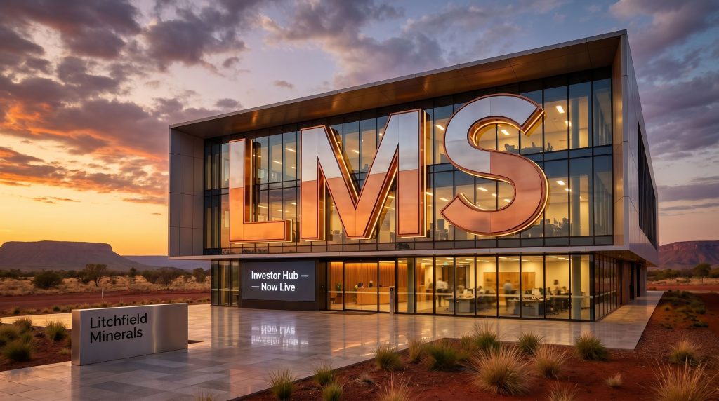 Litchfield Minerals Ltd-LMS-Litchfield Minerals investor hub building exterior