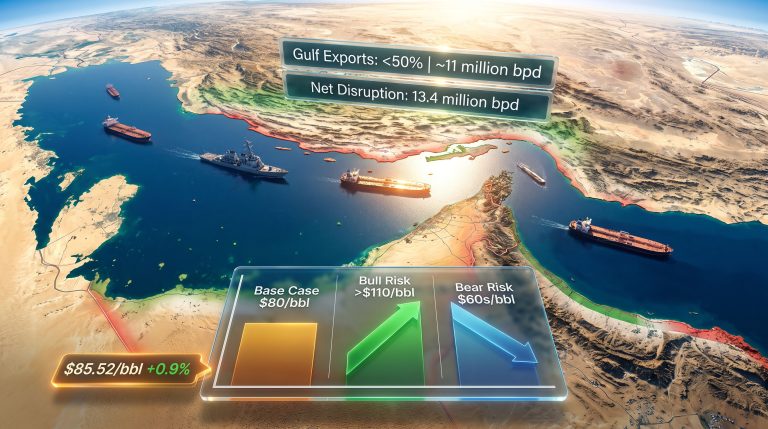 Goldman Sachs Gulf oil flow recovery uncertain map graphic