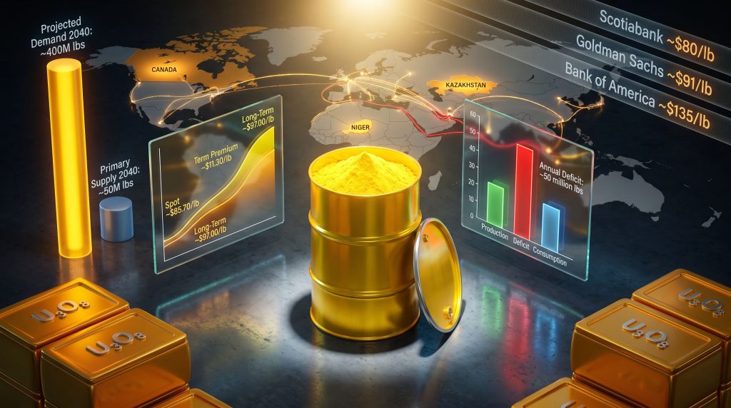 Uranium Supply Deficit Term Premium: What It Measures
