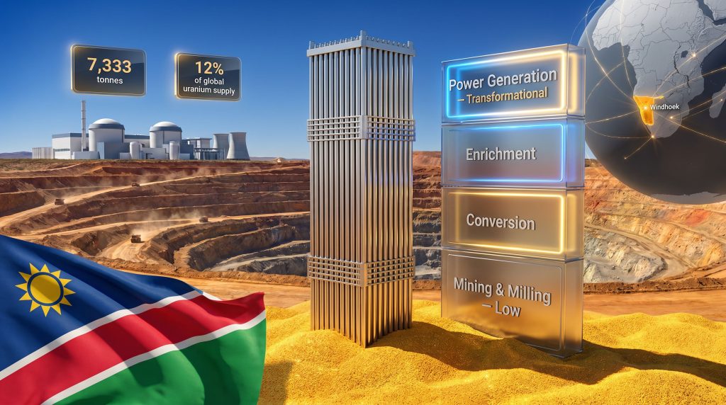 Namibia domestic uranium processing talks with CGN illustration