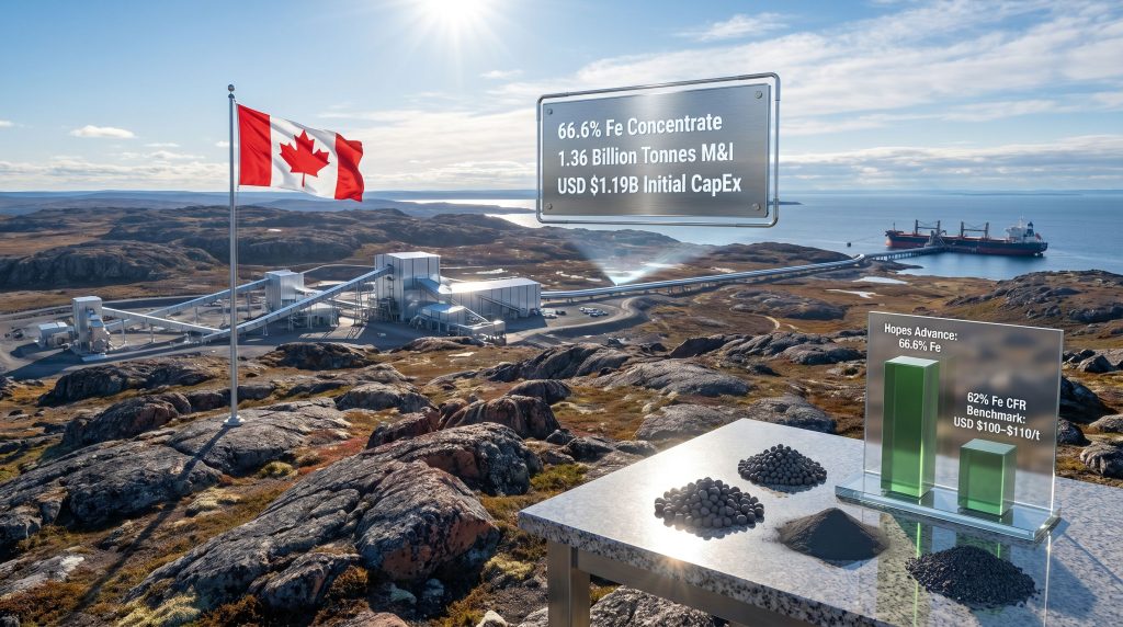 Oceanic Iron Ore Hopes Advance project in Quebec site